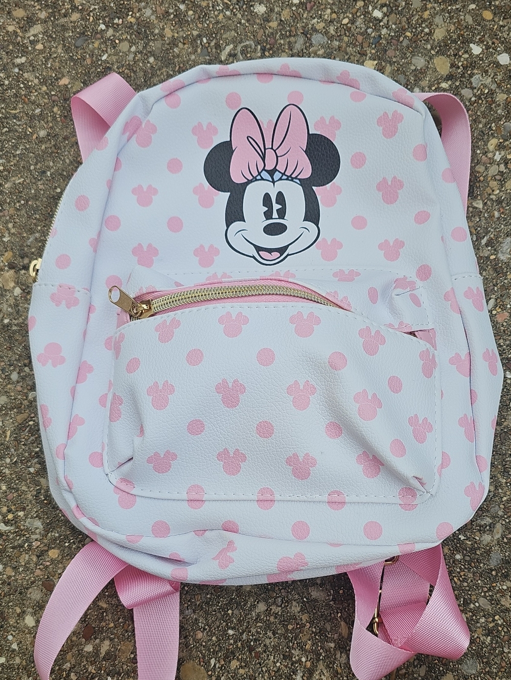 Disney Minnie Mouse Small Mini Bookbag Backpack 10.2"x8.2" New Bag